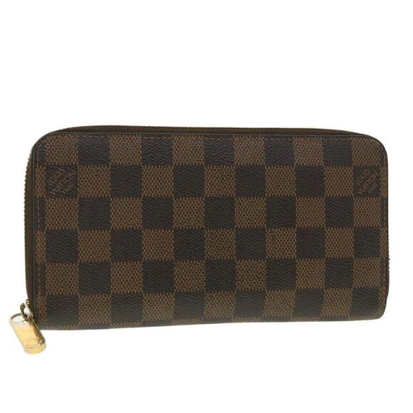 LOUIS VUITTON Damier Ebene Zippy Wallet Long Wallet - Picture 1 of 15